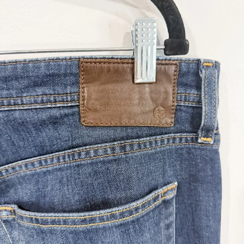 AG Adriano Goldschmied Everett Slim Straight Jeans 36x32 Dark Wash